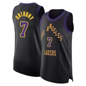 Los Angeles Lakers Authentic Black Carmelo Anthony 2023/24 City Edition Jersey - Men's