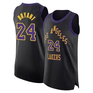 Los Angeles Lakers Authentic Black Kobe Bryant 2023/24 City Edition Jersey - Men's