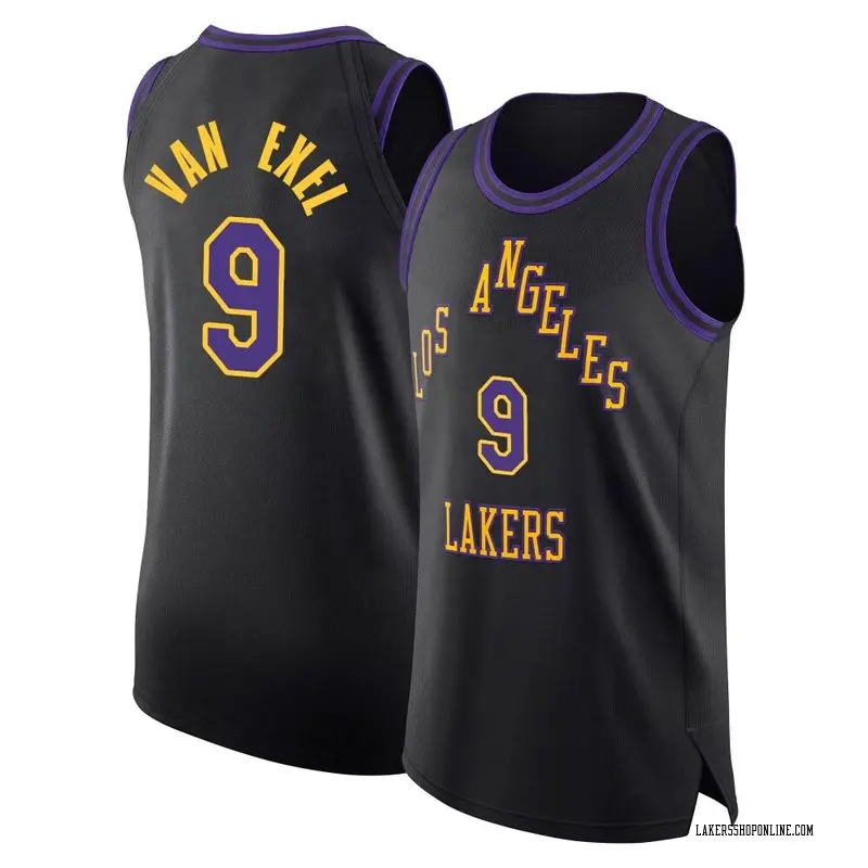 Los Angeles Lakers Authentic Black Nick Van Exel 2023/24 City Edition Jersey - Men's