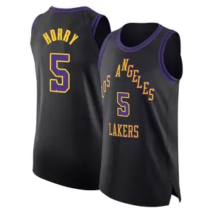 Los Angeles Lakers Authentic Black Robert Horry 2023/24 City Edition Jersey - Men's