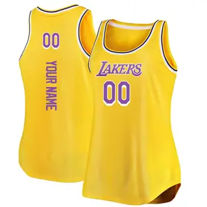 Los Angeles Lakers Authentic Gold Custom 2020/21 Jersey - Icon Edition - Youth