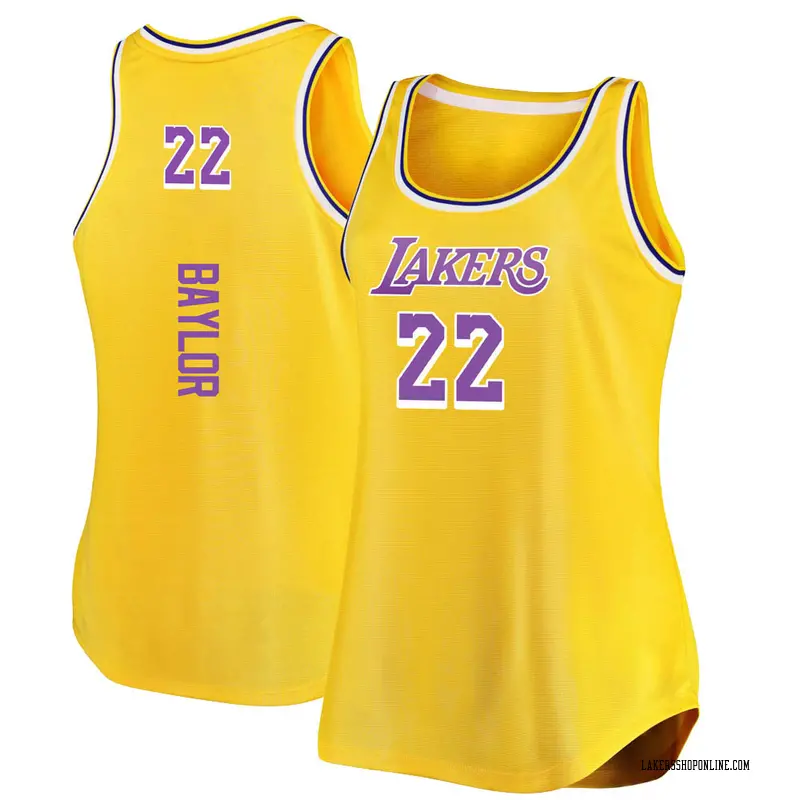 Los Angeles Lakers Authentic Gold Elgin Baylor 2020/21 Jersey - Icon Edition - Men's