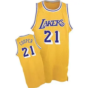 Los Angeles Lakers Authentic Gold Michael Cooper Throwback Jersey - Men's