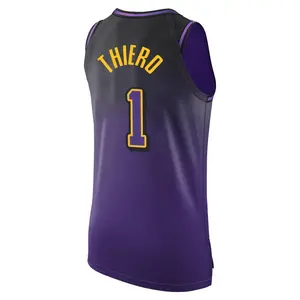 Los Angeles Lakers Authentic Purple Adou Thiero 2024/25 City Edition Jersey - Men's