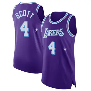 Los Angeles Lakers Authentic Purple Byron Scott 2021/22 Jersey - City Edition - Youth