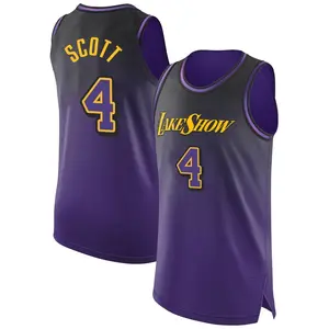 Los Angeles Lakers Authentic Purple Byron Scott 2024/25 City Edition Jersey - Men's