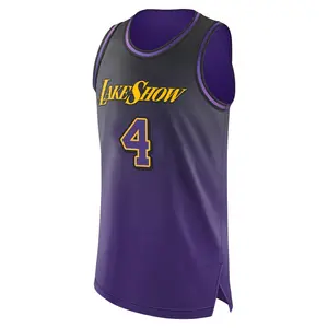 Los Angeles Lakers Authentic Purple Byron Scott 2024/25 City Edition Jersey - Men's