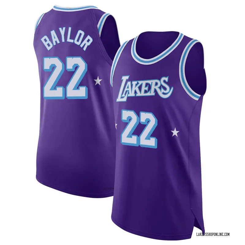 Los Angeles Lakers Authentic Purple Elgin Baylor 2021/22 Jersey - City Edition - Youth