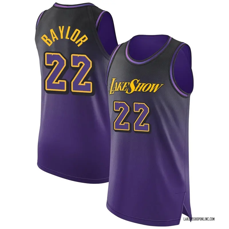 Los Angeles Lakers Authentic Purple Elgin Baylor 2024/25 City Edition Jersey - Men's