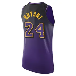 Los Angeles Lakers Authentic Purple Kobe Bryant 2024/25 City Edition Jersey - Men's