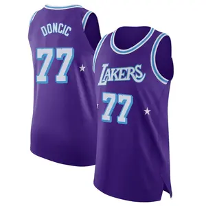 Los Angeles Lakers Authentic Purple Luka Doncic 2021/22 Jersey - City Edition - Youth