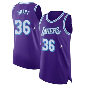 Los Angeles Lakers Authentic Purple Marcus Smart 2021/22 Jersey - City Edition - Men's