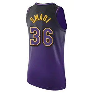 Los Angeles Lakers Authentic Purple Marcus Smart 2024/25 City Edition Jersey - Men's