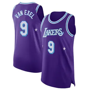 Los Angeles Lakers Authentic Purple Nick Van Exel 2021/22 Jersey - City Edition - Youth