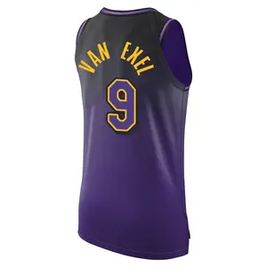 Los Angeles Lakers Authentic Purple Nick Van Exel 2024/25 City Edition Jersey - Men's
