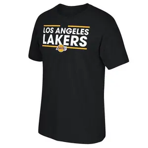 Los Angeles Lakers Black Dassler T-Shirt - - Men's