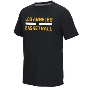 Los Angeles Lakers Black On-Court Climalite Ultimate T-Shirt - - Men's