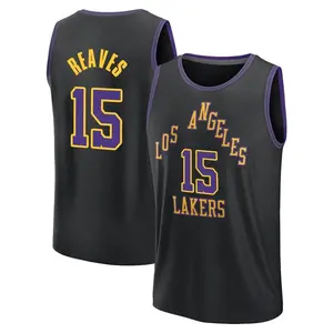 Los Angeles Lakers Fast Break Black Austin Reaves 2023/24 City Edition Jersey - Men's