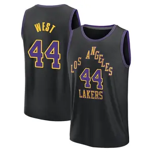 Los Angeles Lakers Fast Break Black Jerry West 2023/24 City Edition Jersey - Youth