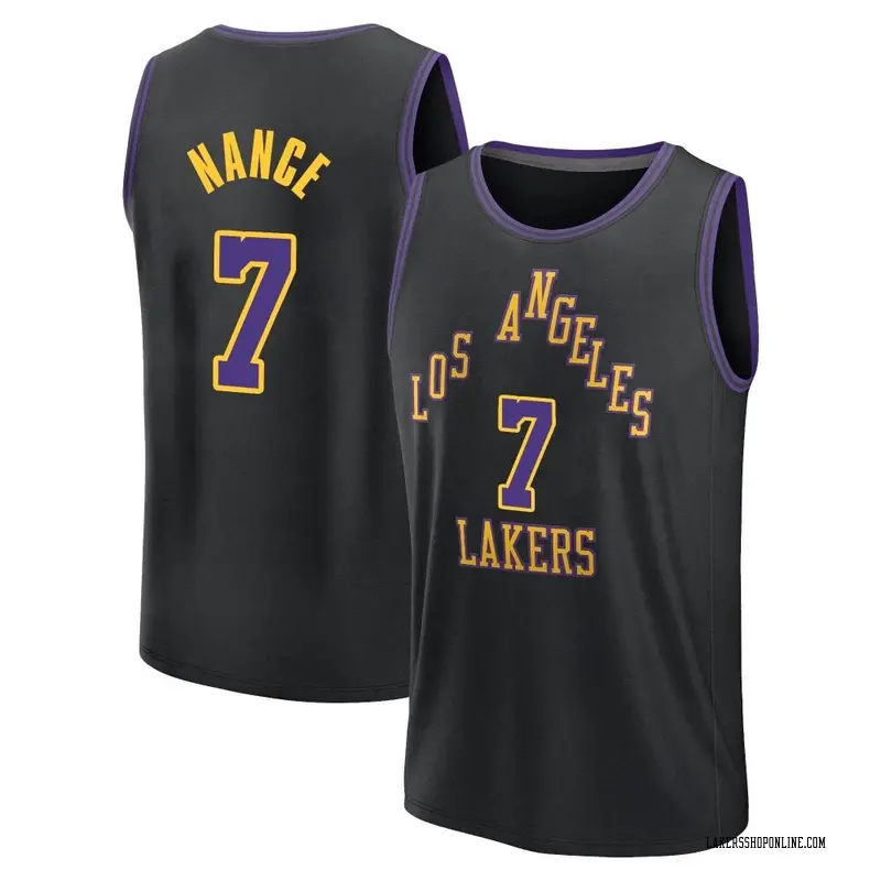 Los Angeles Lakers Fast Break Black Larry Nance 2023/24 City Edition Jersey - Youth