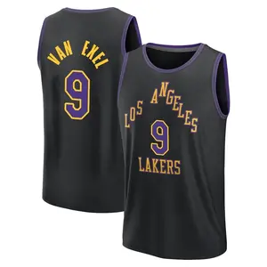 Los Angeles Lakers Fast Break Black Nick Van Exel 2023/24 City Edition Jersey - Men's