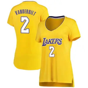 Los Angeles Lakers Fast Break Gold Jarred Vanderbilt Jersey - Icon Edition - Women's