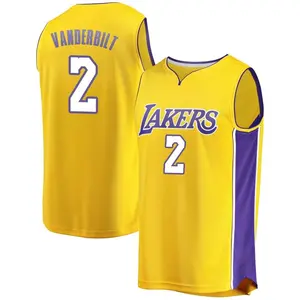 Los Angeles Lakers Fast Break Gold Jarred Vanderbilt Jersey - Icon Edition - Youth