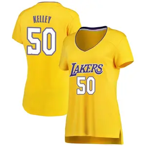 Los Angeles Lakers Fast Break Gold Kylor Kelley Jersey - Icon Edition - Women's