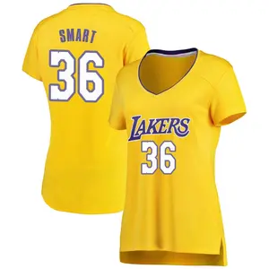 Los Angeles Lakers Fast Break Gold Marcus Smart Jersey - Icon Edition - Women's