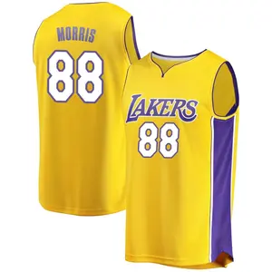 Los Angeles Lakers Fast Break Gold Markieff Morris Jersey - Icon Edition - Youth