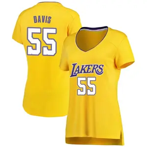 Los Angeles Lakers Fast Break Gold RJ Davis Jersey - Icon Edition - Women's