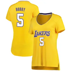 Los Angeles Lakers Fast Break Gold Robert Horry Jersey - Icon Edition - Women's