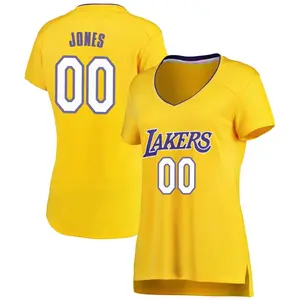 Los Angeles Lakers Fast Break Gold Tevian Jones Jersey - Icon Edition - Women's