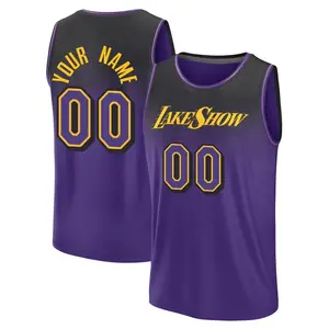 Los Angeles Lakers Fast Break Purple Custom Fanatics 2024/25 City Edition Jersey - Youth