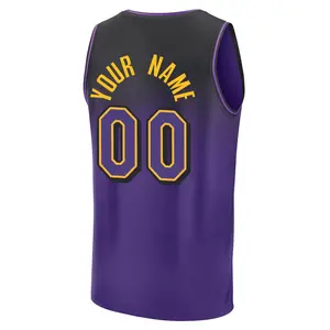 Los Angeles Lakers Fast Break Purple Custom Fanatics 2024/25 City Edition Jersey - Youth