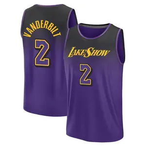 Los Angeles Lakers Fast Break Purple Jarred Vanderbilt Fanatics 2024/25 City Edition Jersey - Youth