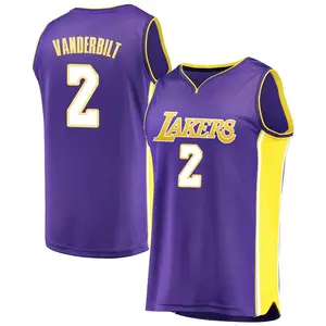 Los Angeles Lakers Fast Break Purple Jarred Vanderbilt Jersey - Statement Edition - Youth
