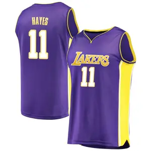 Los Angeles Lakers Fast Break Purple Jaxson Hayes Jersey - Statement Edition - Men's