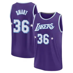 Los Angeles Lakers Fast Break Purple Marcus Smart 2021/22 Replica City Edition Jersey - Men's