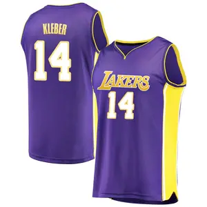 Los Angeles Lakers Fast Break Purple Maxi Kleber Jersey - Statement Edition - Youth