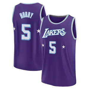 Los Angeles Lakers Fast Break Purple Robert Horry 2021/22 Replica City Edition Jersey - Men's