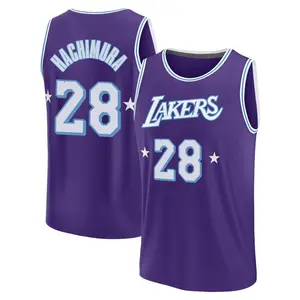 Los Angeles Lakers Fast Break Purple Rui Hachimura 2021/22 Replica City Edition Jersey - Youth