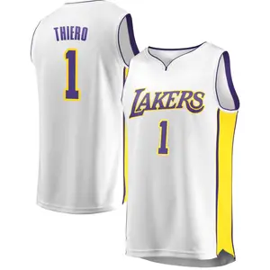 Los Angeles Lakers Fast Break White Adou Thiero Jersey - Association Edition - Men's