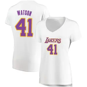 Los Angeles Lakers Fast Break White Anton Watson Jersey - Association Edition - Women's