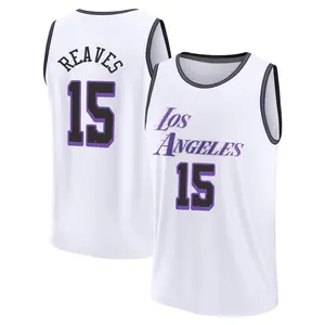 Los Angeles Lakers Fast Break White Austin Reaves 2022/23 City Edition Jersey - Youth