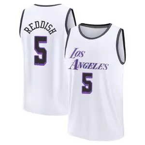 Los Angeles Lakers Fast Break White Cam Reddish 2022/23 City Edition Jersey - Men's