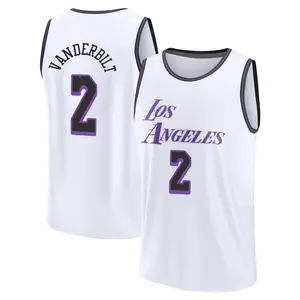 Los Angeles Lakers Fast Break White Jarred Vanderbilt 2022/23 City Edition Jersey - Youth