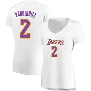 Los Angeles Lakers Fast Break White Jarred Vanderbilt Jersey - Association Edition - Women's
