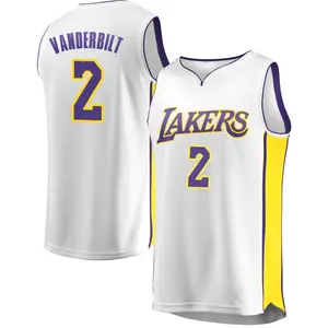 Los Angeles Lakers Fast Break White Jarred Vanderbilt Jersey - Association Edition - Youth