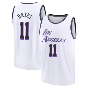 Los Angeles Lakers Fast Break White Jaxson Hayes 2022/23 City Edition Jersey - Men's